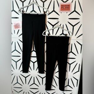 Max & Mia Black Leggings Size Small Lot of 2